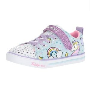 Skechers Kids' Sparkle Lite-Unicorn Craze Sneaker